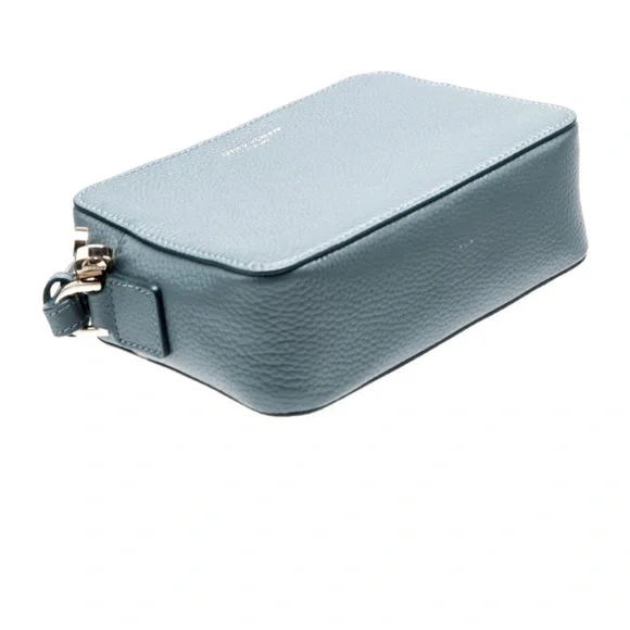 Aspinal of London Leather Crossbody Bag Blue - Picture 5 of 6